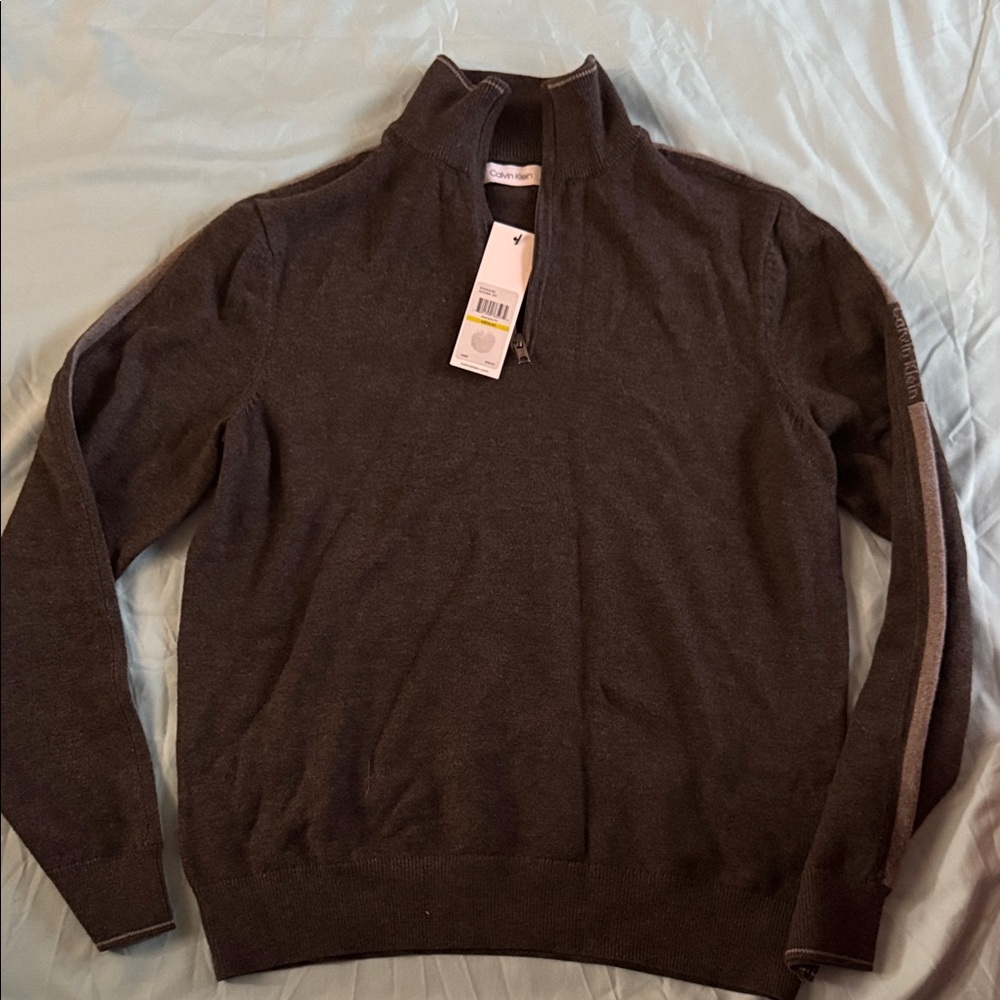 Men's Grey Calvin Klein Sweater